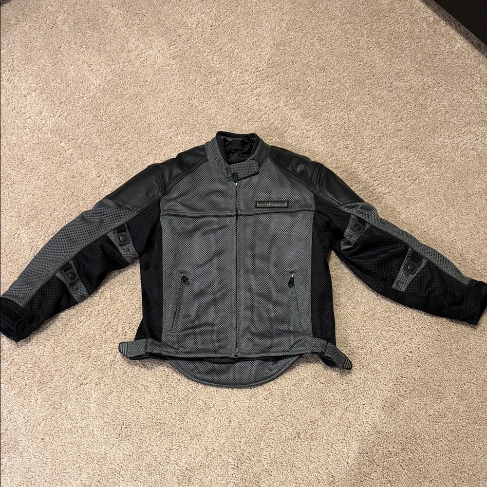 Harley-Davidson Black and Gray Riding Jacket